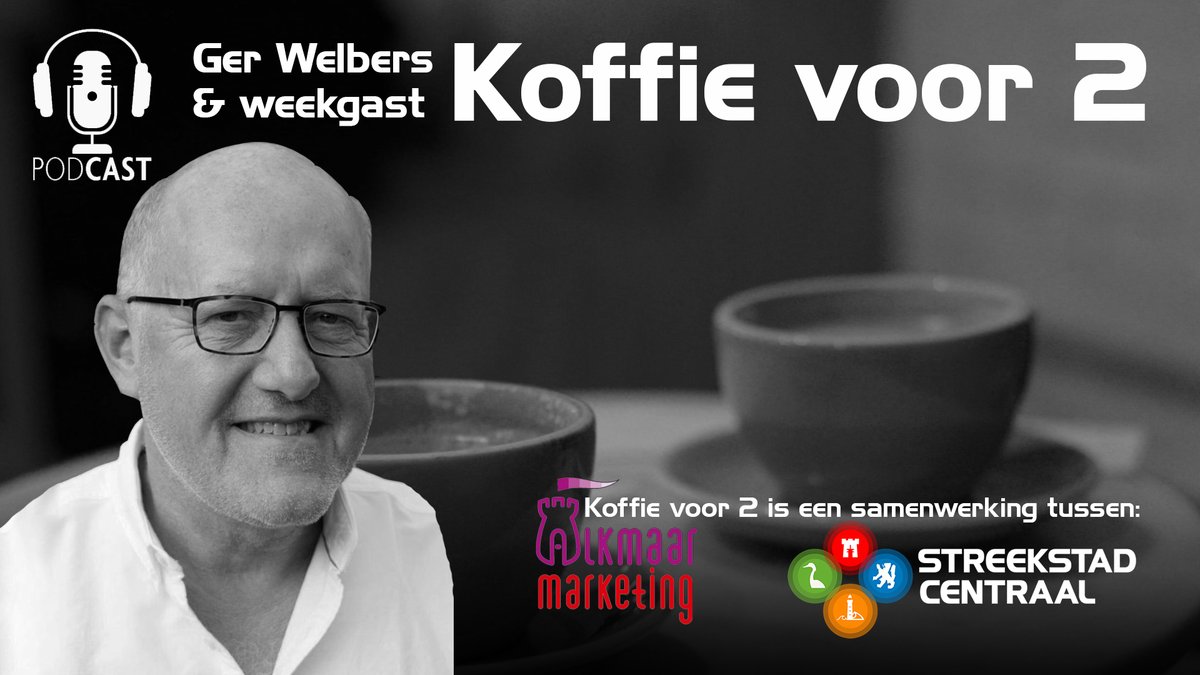 Podcast Koffie voor 2: Menno Cabooter over zichzelf en het Alkmaars Kanaal (S02A22) bit.ly/3zNczDU