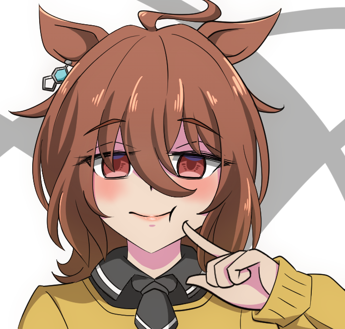 アグネスタキオン「ほっぺぷにオン#アグネスタキオン 」|りくきゅーのイラスト