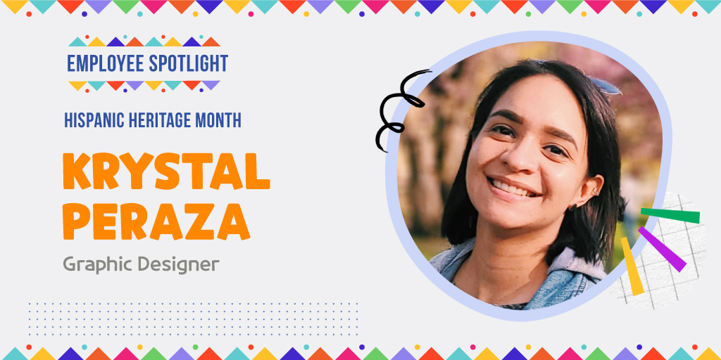 SystemSoft_Tech's tweet photo. Today's #NationalHispanicHeritageMonth Employee Spotlight shines on Graphic Designer Krystal Caraballo.

Krystal shares her heritage and what #NHHM means to her.

More: https://t.co/7TNARw3tb5

#hispanichistory #hispanichistorymonth #celebrate #unity #equality #systemsoftHHM https://t.co/KHmgmaOtwI