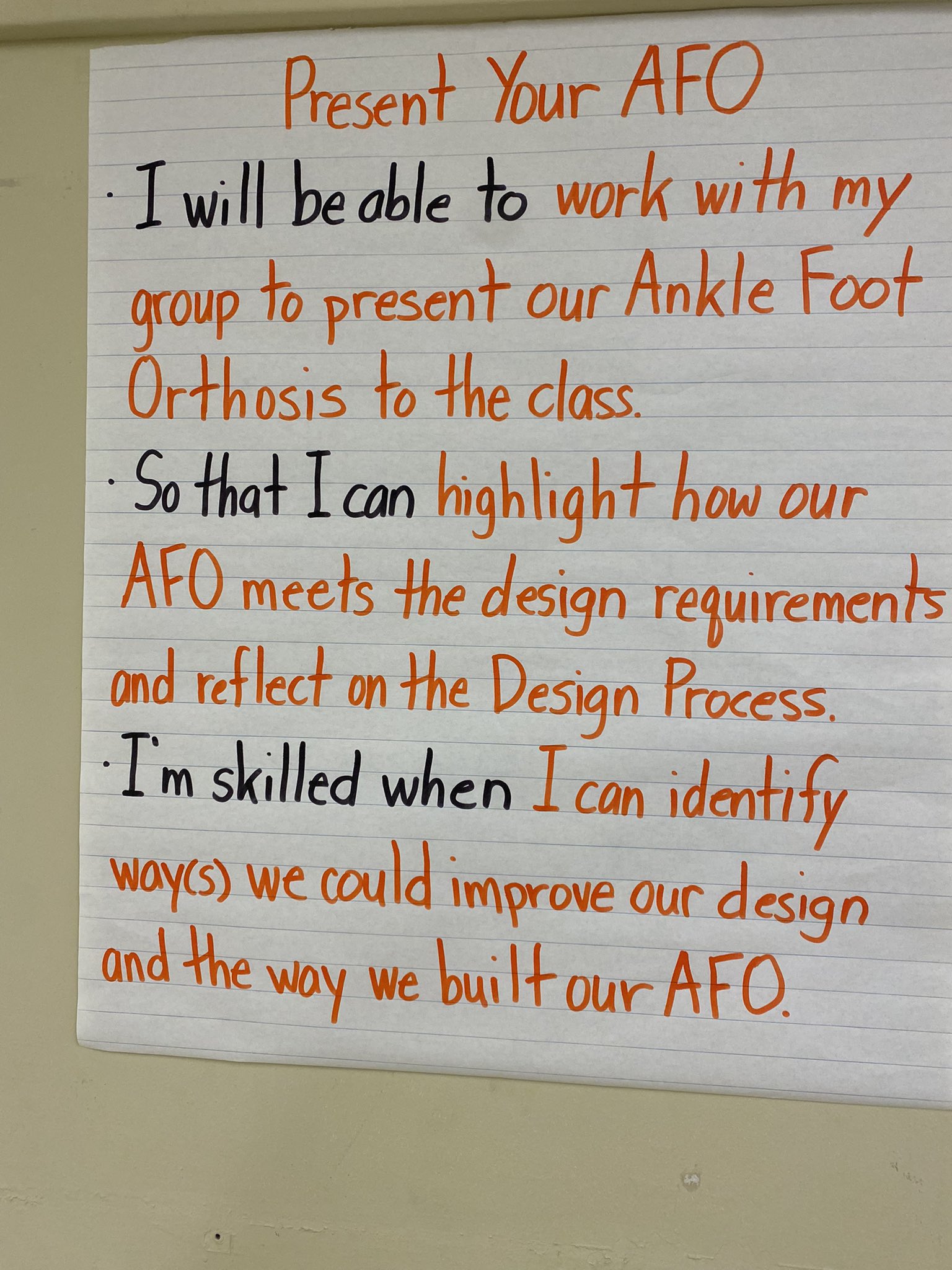 Medway Middle School on Twitter: "7th Grade Students presented their Ankle  Foot Orthosis (AFO) projects today. Always great to see students focus on  innovative thinking and the design process. #PLTW https://t.co/PKFZIW8RCG" /