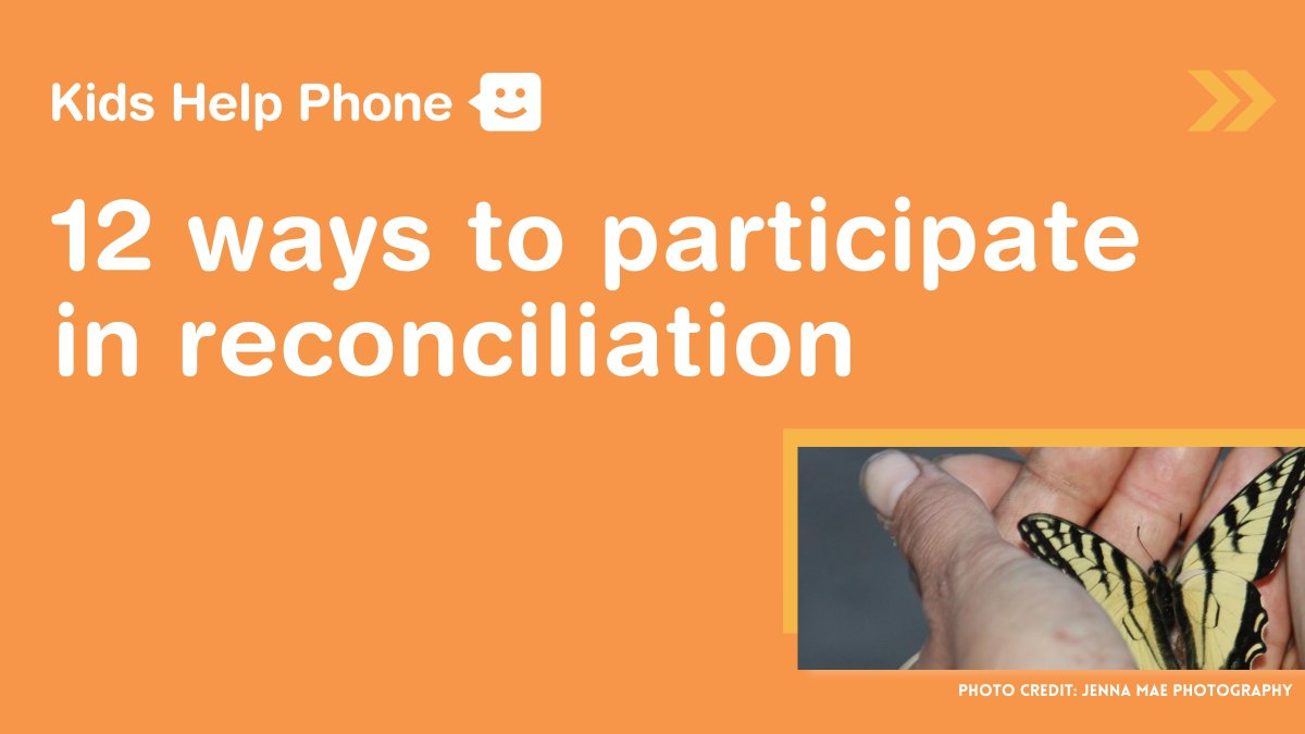KidsHelpPhone's tweet photo. What is reconciliation? 

Here we’ve collaborated with @downiewenjack to share ideas about reconciliation and how you can get involved: https://t.co/q21aXIyUZS https://t.co/sF1KolIwB3