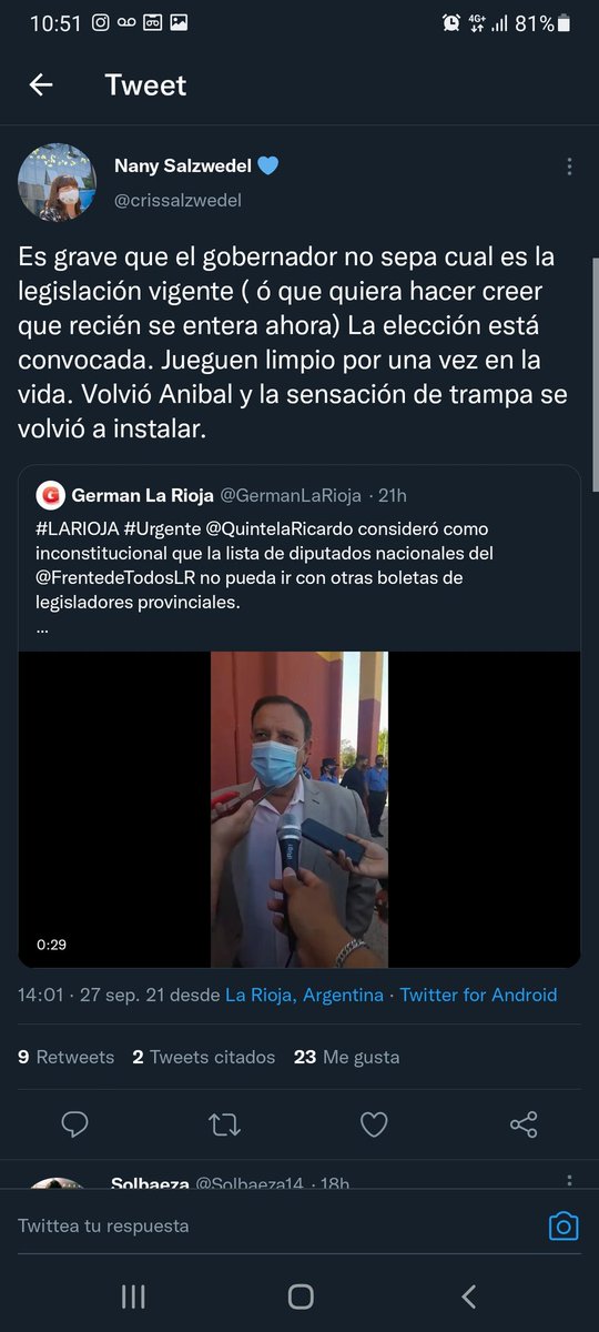 uriasavilac's tweet photo. Luego de las declaraciones de @QuintelaRicardo, el Radicalismo salió al cruce contra el Primer Mandatario por el Decreto/Ley vigente. https://t.co/j3rgx1lQ47