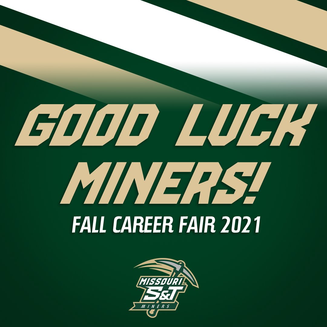 minersports's tweet photo. Good luck to today to all the students and student-athletes attending the career fair this week! The numbers don't lie, Miners get hired!

#MinerPride #MinersForLife https://t.co/GPhSCk2Hq3
