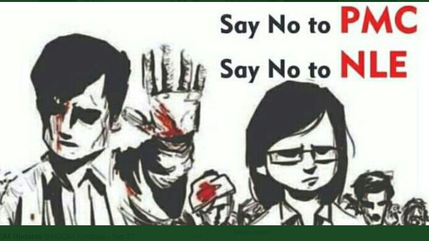theplsacademy's tweet photo. Don't destroy MDCAT aspirants dreams
#WeRejectPMCLollypop #MdcatStudentsAtDChowk #nle_rejected https://t.co/XEvfpFVtYd