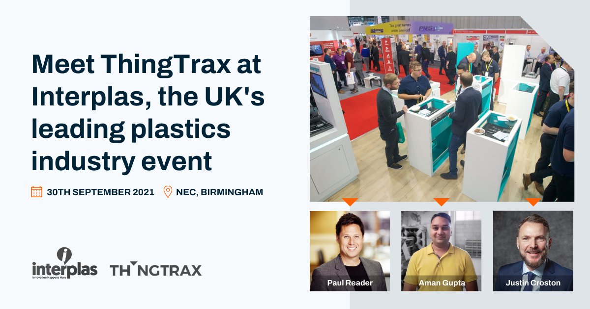 Our team looks forward to attending <a href="/InterplasUK/">InterplasUK</a> this Thursday (30th September) at The NEC, Birmingham.

With 350 exhibitors, this is a great event for the plastics industry! We look forward to seeing different manufacturing processes and technologies showcased. 

#InterplasUK