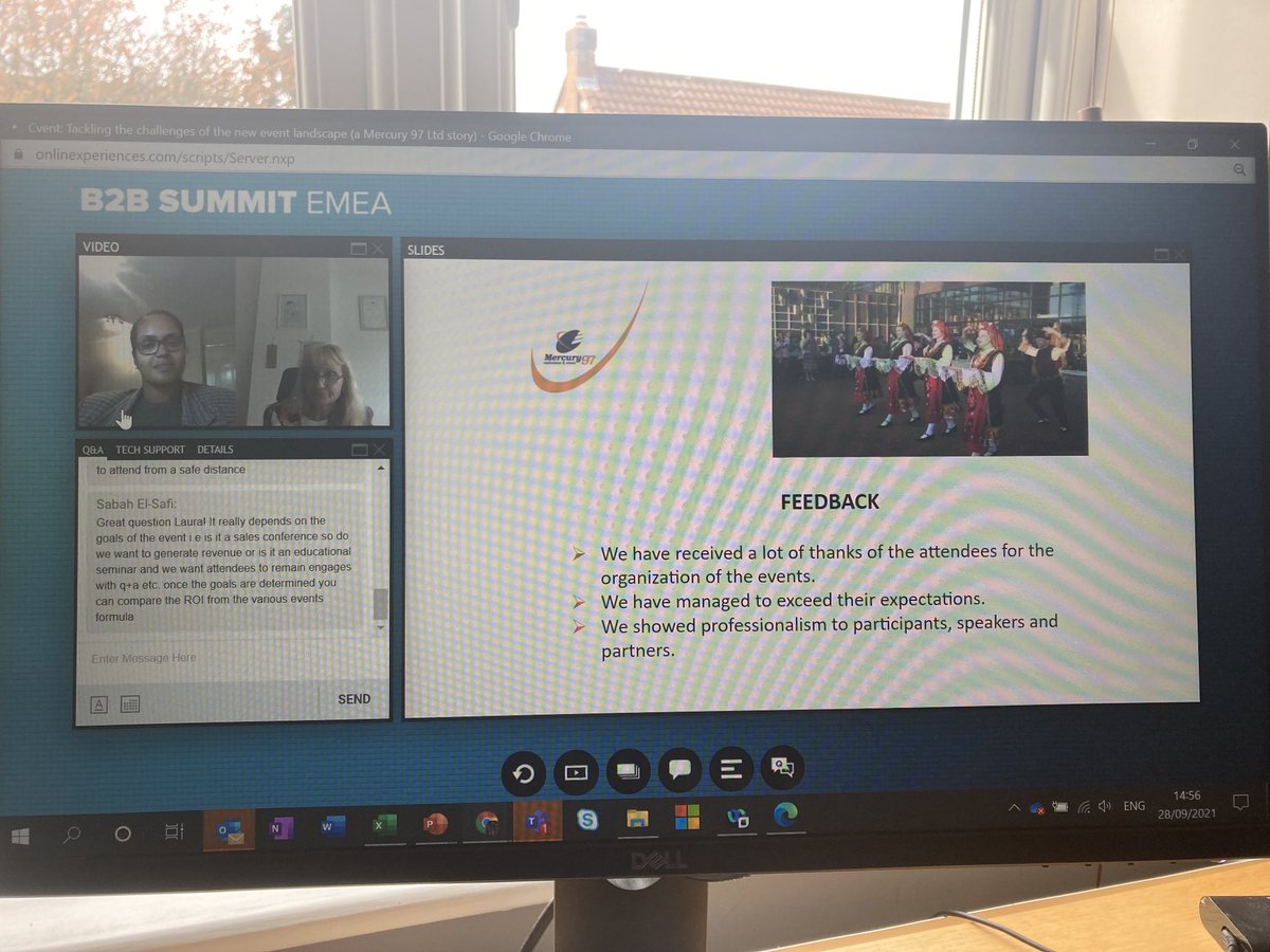 Hybrid will be the catalyst for the b2b events industry! Really interesting session from ⁦<a href="/cvent/">Cvent</a>⁩ and Mercury 97 at #forrb2bsummit
