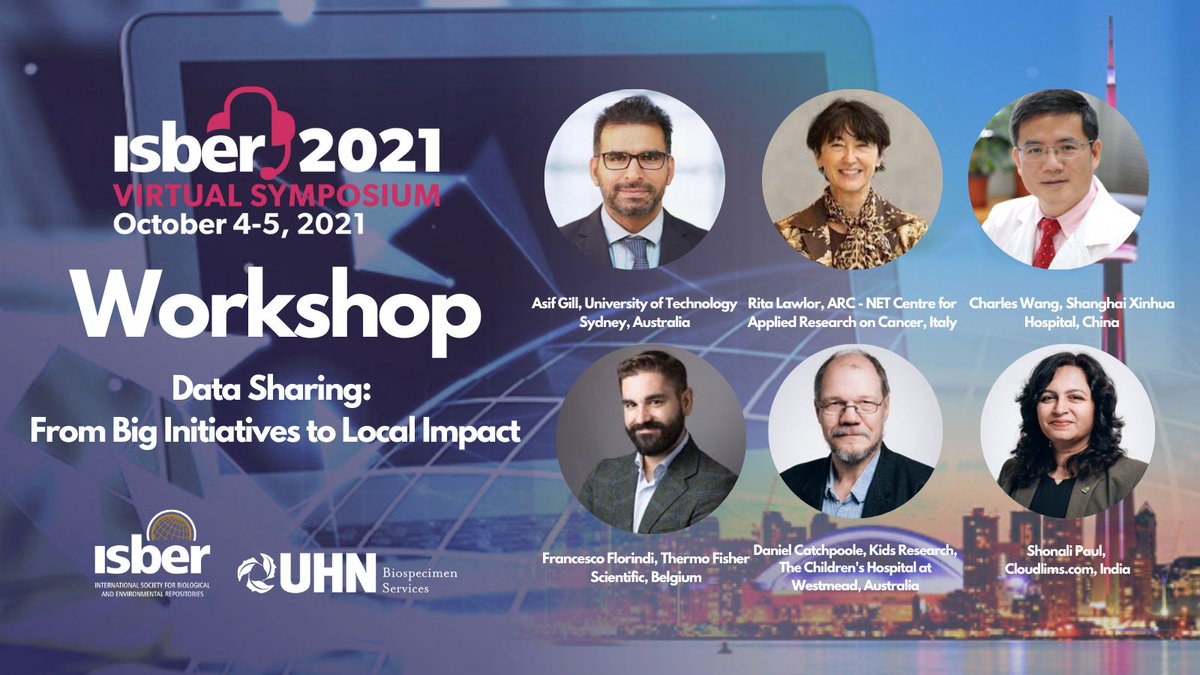 Only 6 days left until the 2021 Virtual Symposium in a partnership with <a href="/UHNBiospecimen/">UHN Biospecimen Services</a> and <a href="/ISBER_ORG/">ISBER</a>! Register today to join our Data Sharing workshop!
isber.org/page/ISBER2021…

#ISBER #UHNBiospecimenServices #biobanking #biobanking #innovation #lifesciences #biotechnology