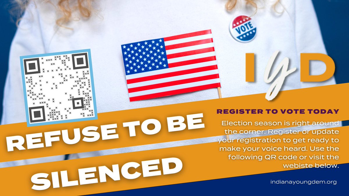 Today is #NationalVoterRegistrationDay! ✅ Be sure to register or update your registration so you are #VoteReady for 2022.

You can do that all here or scan our QR code: verify.vote.org/?partner=31530…