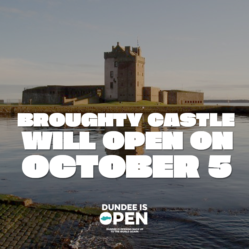 DundeeCulture's tweet photo. 🚨😍 #BREAKING: Broughty Castle will reopen on October 5, it has been confirmed by @LACDundee. #DundeeIsOpen https://t.co/Tj5GYiTLCC