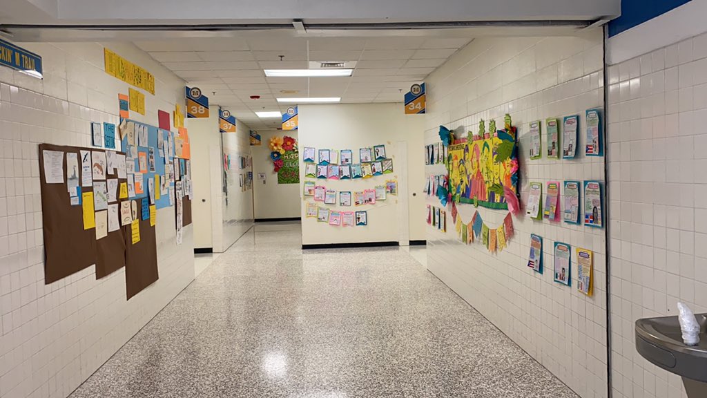 Beautiful hallways full of student work here at Memorial HS! 💙💛
<a href="/Pride_Mustangs/">Pedro Alvarez, Jr.</a> <a href="/memstuco/">McAllen Memorial StuCo</a>