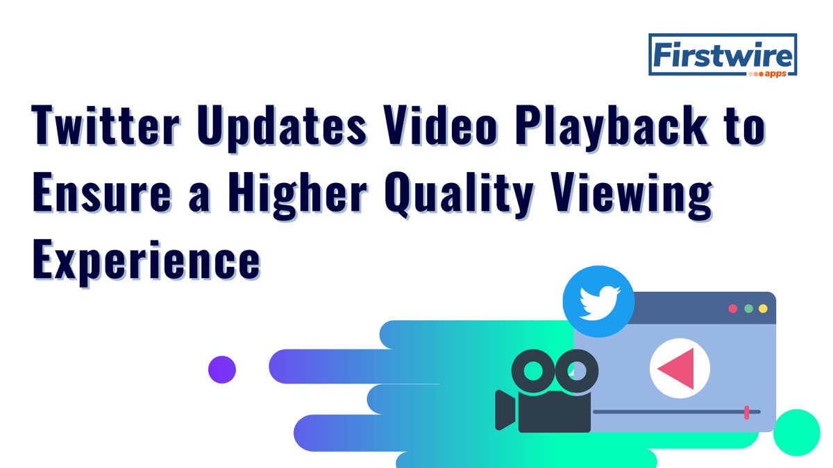 firstwireapp's tweet image. Twitter improved its video display process providing high-quality performance. Here are Twitter’s current video upload specs are:

Minimum resolution: 32 x 32
Maximum resolution: 1920 x 1200 (and 1200 x 1900)

#twittervideos #twitterUIUX #firstwireapps
