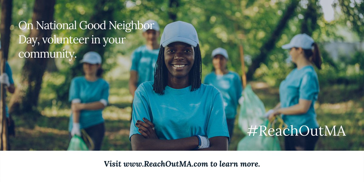AgeStrongBos's tweet photo. Happy #GoodNeighborDay! Volunteering in your community is a great way to be a #GoodNeighbor. Contact a senior center, food pantry, or faith communities to find out how you can help local residents. Volunteering even for an hour a week is a meaningful way to connect. https://t.co/oL0acgOUnF