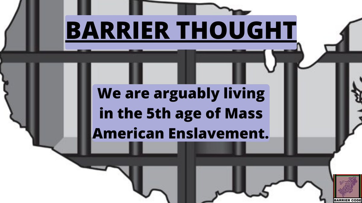 barrier_code's tweet image. Are we living in the great age of enslavement? 

#BarrierCode #BarrierThought #5th #MassAmericanEnslavement