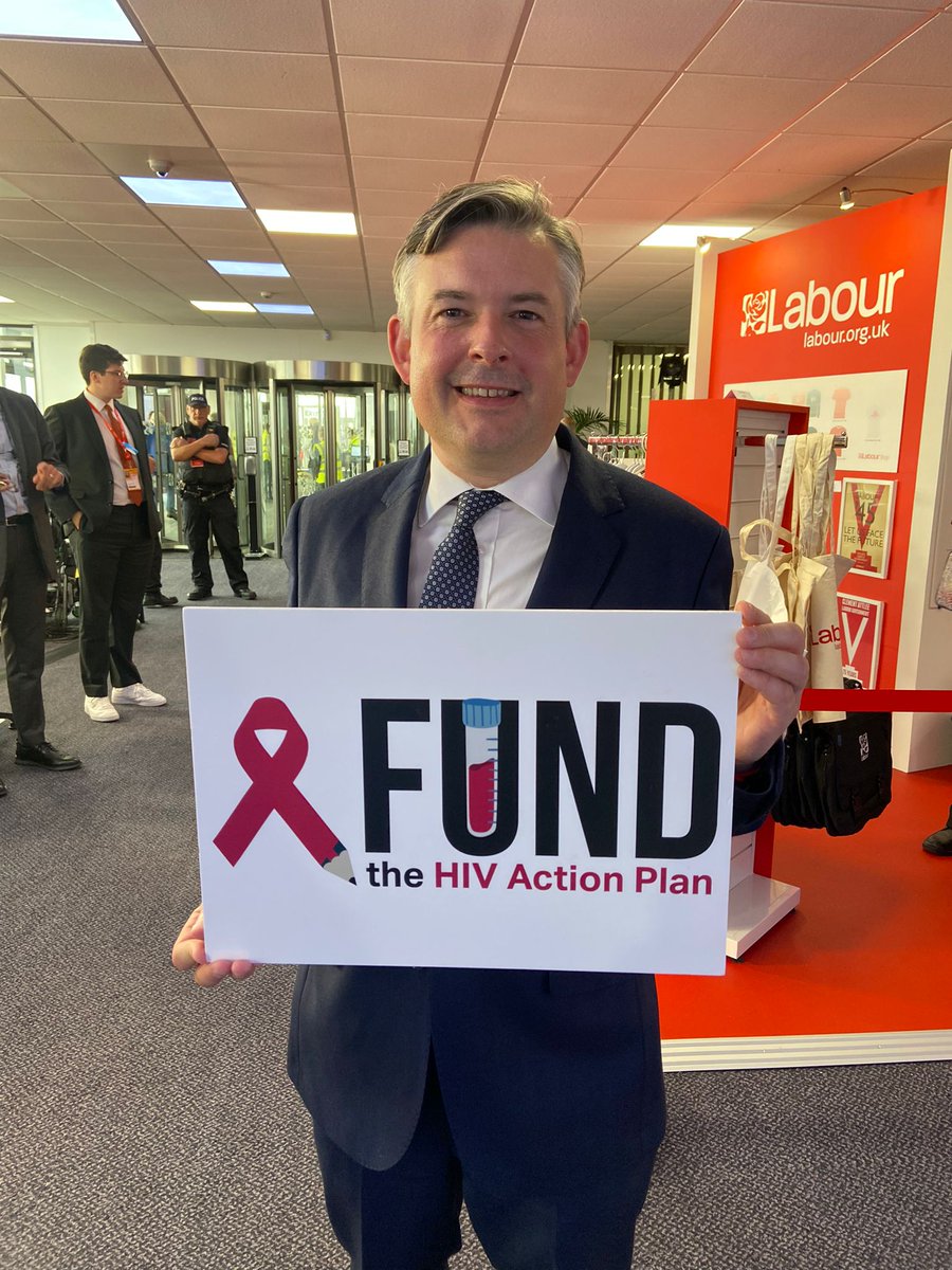 A Labour government “would move to end the [HIV] epidemic by 2030 and fund routine testing in hospitals and GPs now,” says shadow Health Secretary <a href="/JonAshworth/">Jonathan Ashworth</a> MP at #Lab21. 

Thanks <a href="/LGBTLabour/">LGBT+ Labour</a> for tabling the motion to get the party supporting #0HIVby30 <a href="/NAT_AIDS_Trust/">National AIDS Trust</a> <a href="/ejaf/">Elton John AIDS Foundation</a>