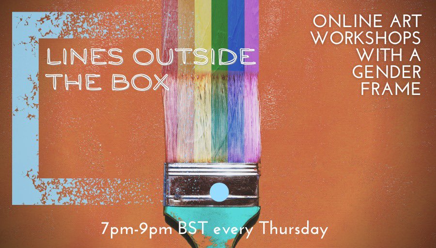 UnboxDiversity's tweet photo. Want to be creative &amp; chill in a trans-led safe space?

Come join us THIS THURSDAY for our weekly trans-inclusive art workshop from 7-9pm

✔️Open to all ages
✔️Accessibly priced tickets
✔️All artistic abilities welcome
✔️Trans-friendly safe space

👉🏻 SEE LINK IN BIO FOR TICKETS https://t.co/TGGy02TAmU