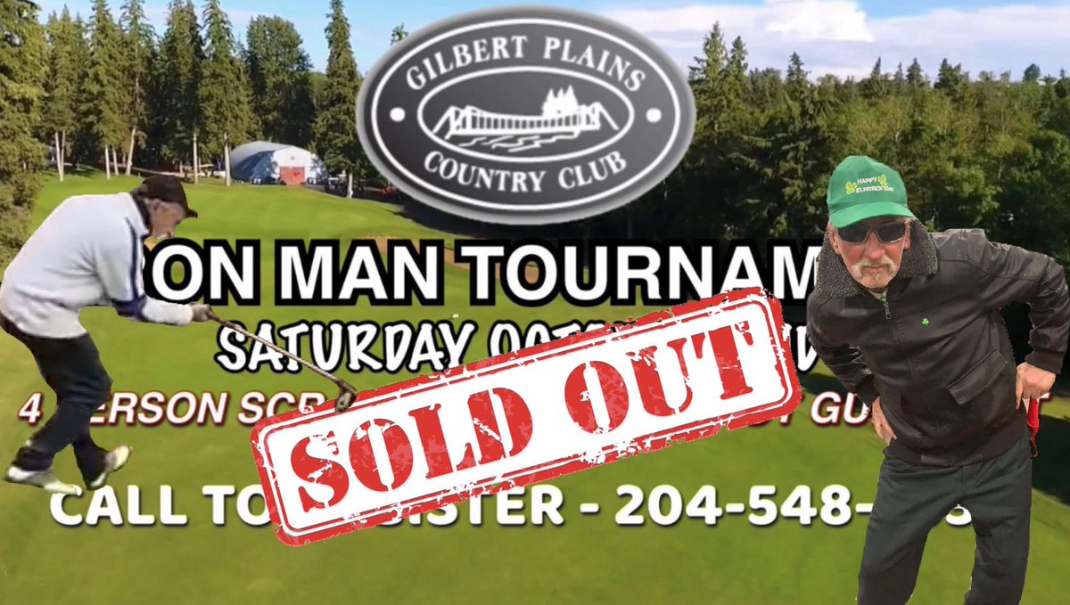 🔥IN CASE YOU MISSED IT🔥| This Saturday’s Iron Man Tournament is SOLD OUT! Yet another sold out tournament at the GPCC!

Upset that you’re not in? Get on the waiting list NOW - 204-548-3030! ⛳️