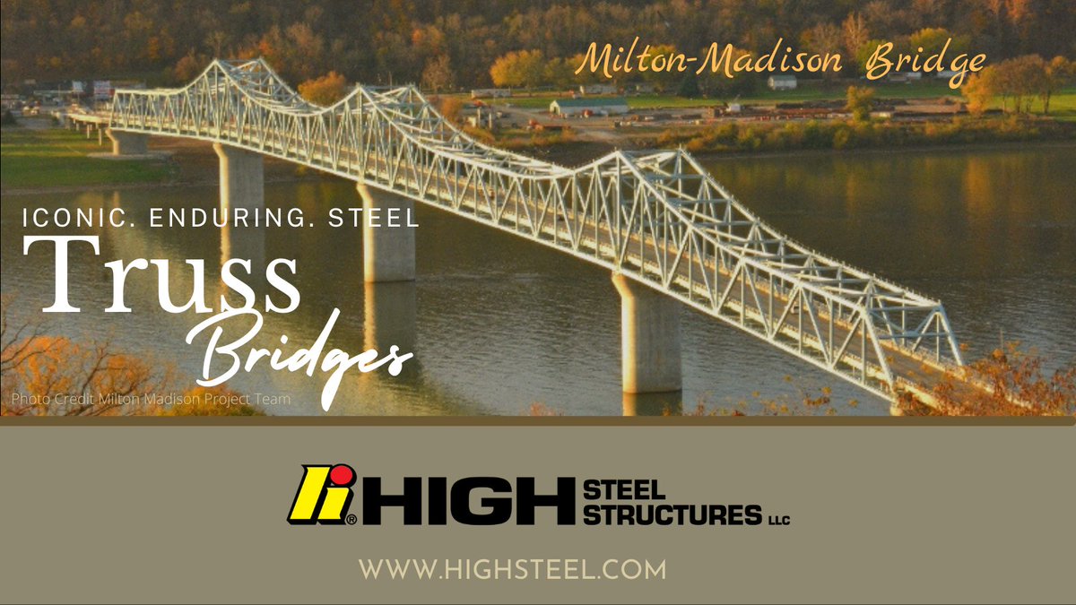 HighSteelStruct's tweet image. The Milton-Madison Bridge is an example of how communities can preserve the character of historic river crossings using the latest engineering and construction methods.  Learn about our role in the project: highsteel.com/project-galler…