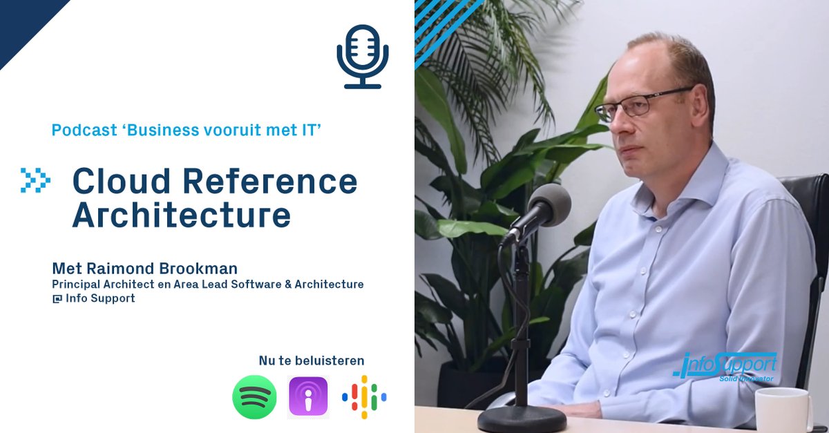 Bent u klaar om te migreren naar de #cloud of bent u net gemigreerd en denkt u dat u misschien kansen laat liggen? In deze #podcast aflevering spreken we Principal Architect en Area Lead Software &amp; Architecture Raimond Brookman. infosupport.it/3if4dim

<a href="/raimondb/">Raimond Brookman</a> #it #software