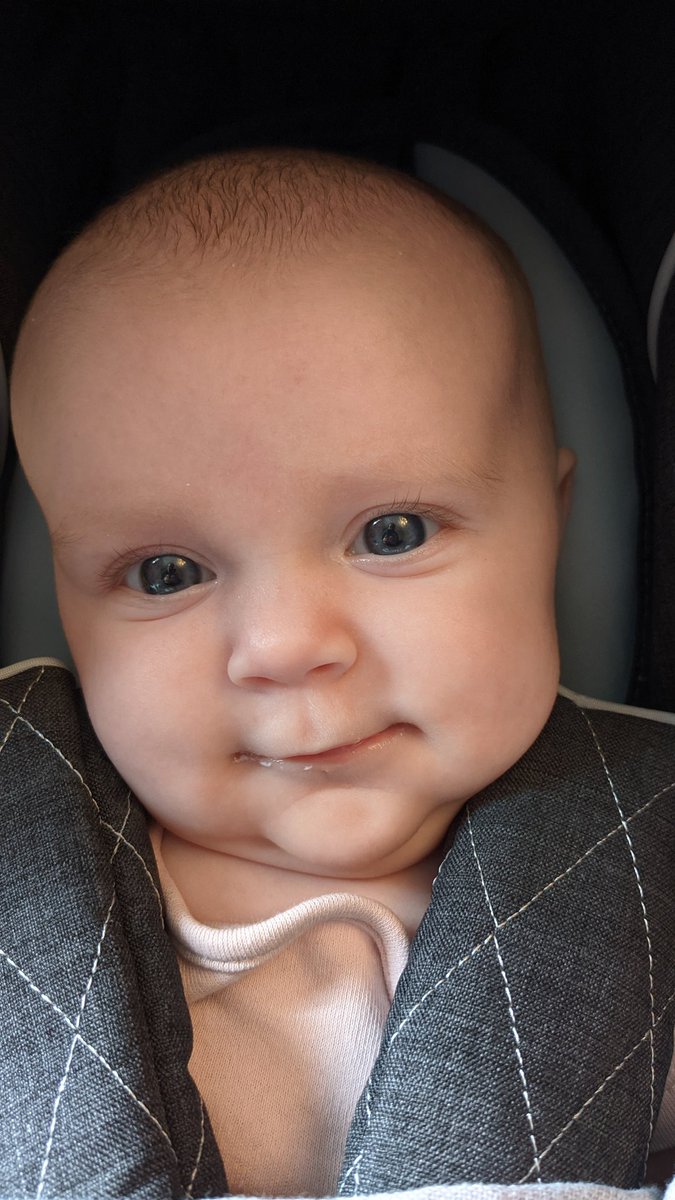 Jagggedstar's tweet photo. A chunky baby smile for your day 😂 @BiggsyTV https://t.co/veeZfaFtR3