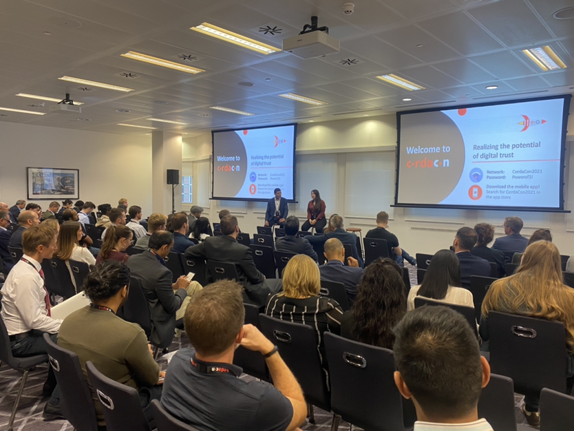 inside_r3's tweet photo. The Exploring the Metaverse, NFTs and Enterprise Blockchain #CordaCon2021 session features Ana-Maria Yanakieva from Outlier Ventures and has CordaCon goers intrigued by the thought of a virtual world https://t.co/KN0A063scI