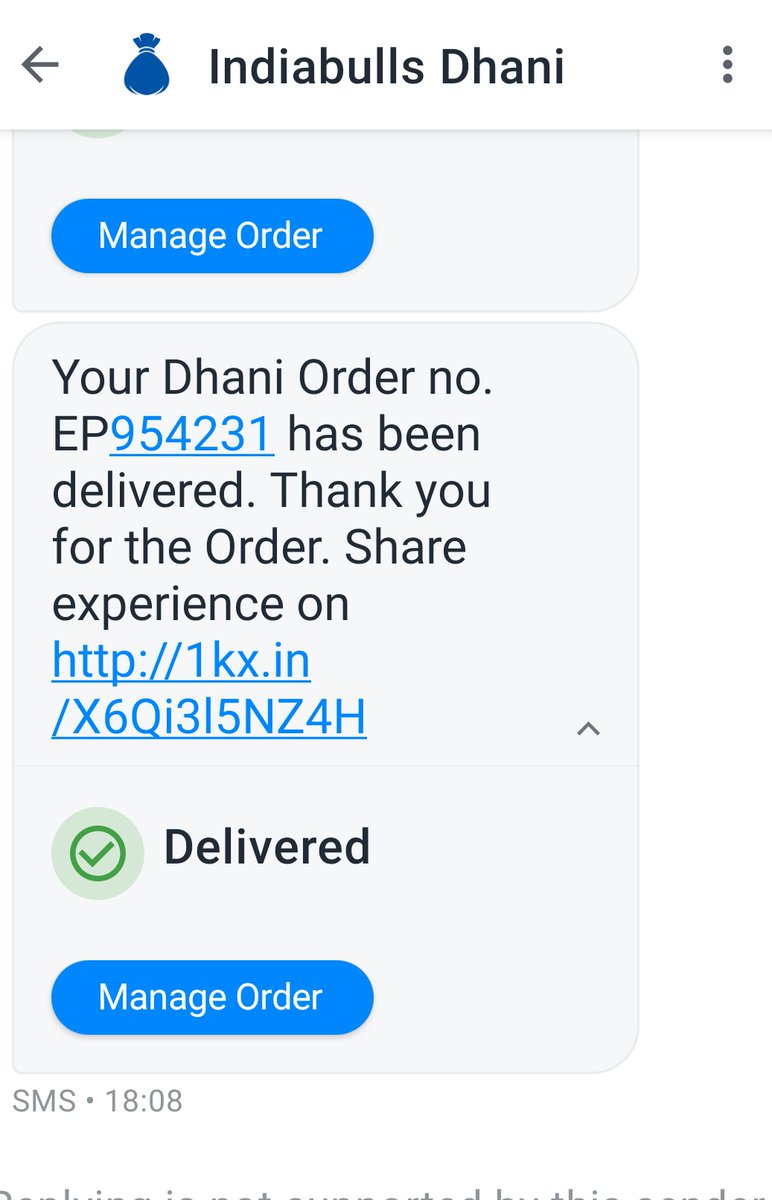 #dhanipharmacy Order not delivered but message received order delivered,Myorder :ep954231 mob:9836035295,I not received any medicine from you, and message send by you, what service you are giving to your new customer.