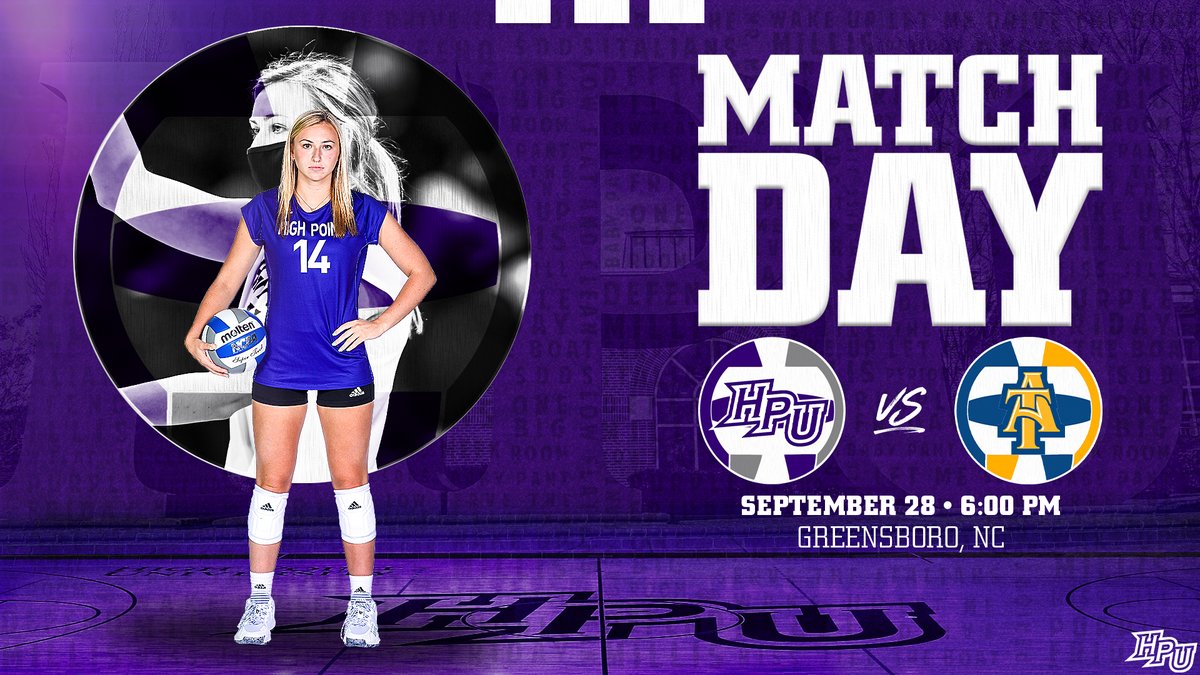 HPUVB's tweet photo. Playing in the Triad 😤

🆚 North Carolina A&amp;T
📍 Greensboro, N.C.
🕕 6 PM
💻 https://t.co/KtPAeJ3bWp
📈 https://t.co/fjRW0U9Jdm
📓 https://t.co/YNfxW4fI6B

#GoHPU x #OBR https://t.co/dvqBfAy0Lv