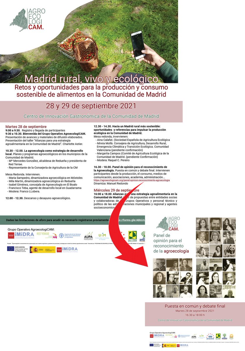 Avanzando en la generación de conocimiento #agroecologico en el marco del #grupooperativo #AgroecologiCAM Compartiendo la mirada #agrosocial en los procesos de #relevoagrario en el Panel de opinión para el reconocimiento de la #agroecologia @Mercodes @emoyestrada @EvaTorremocha