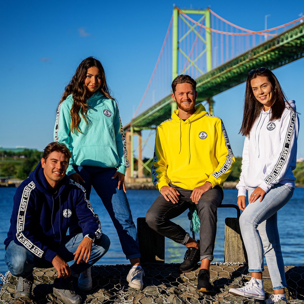 Tape hoodies are now available online! RETWEET to be entered to win one of choice! 🚨 eastcoastlifestyle.com/products/tape-… 

White, Yellow, Mint &amp; Navy Blue now stocked online. Be sure to get your hoodie before they’re sold out ⚓️ #hoodies #canada #eastcoast #lifestyle #shoplocal