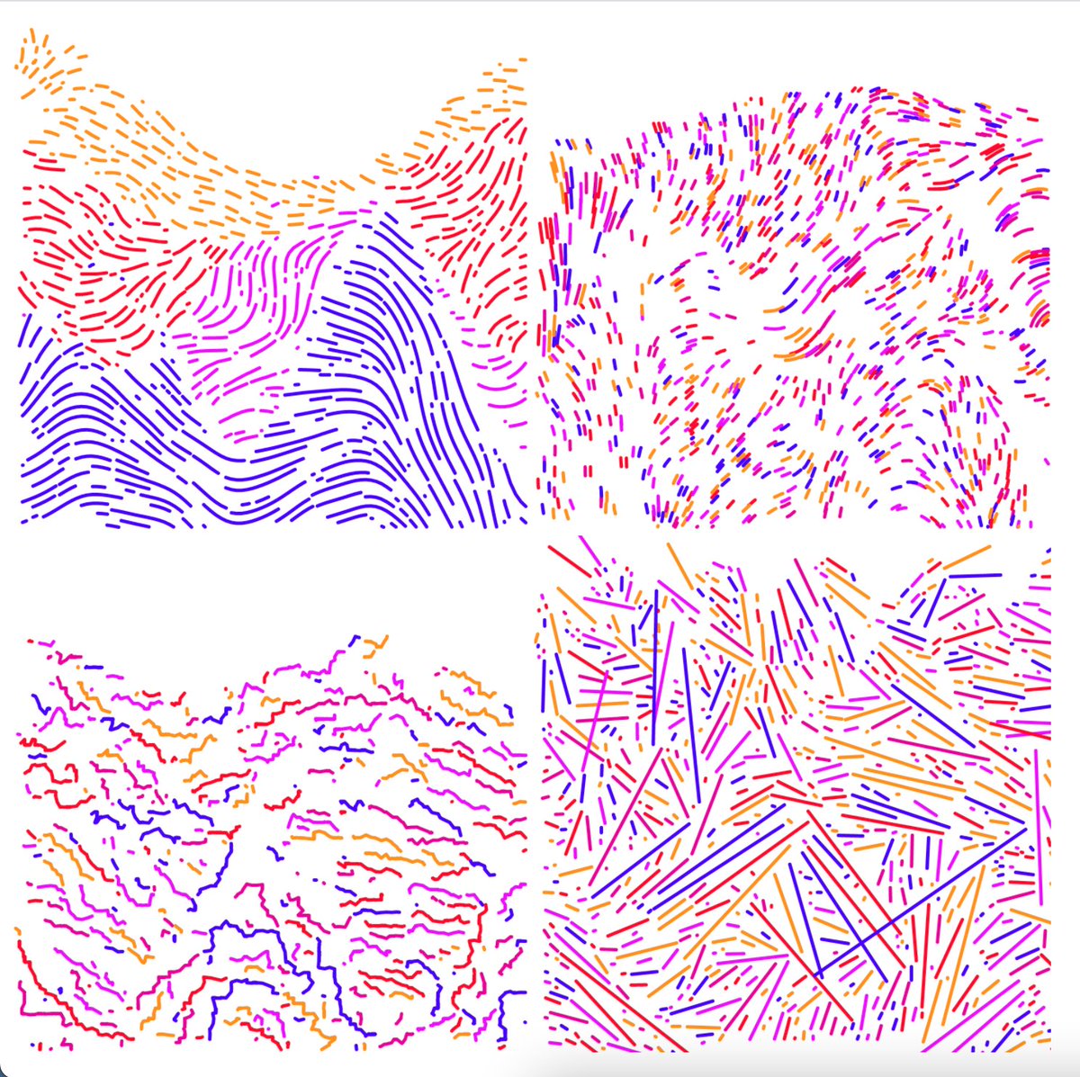 campyoutsider's tweet image. September drafts #flowfields #creativecoding
