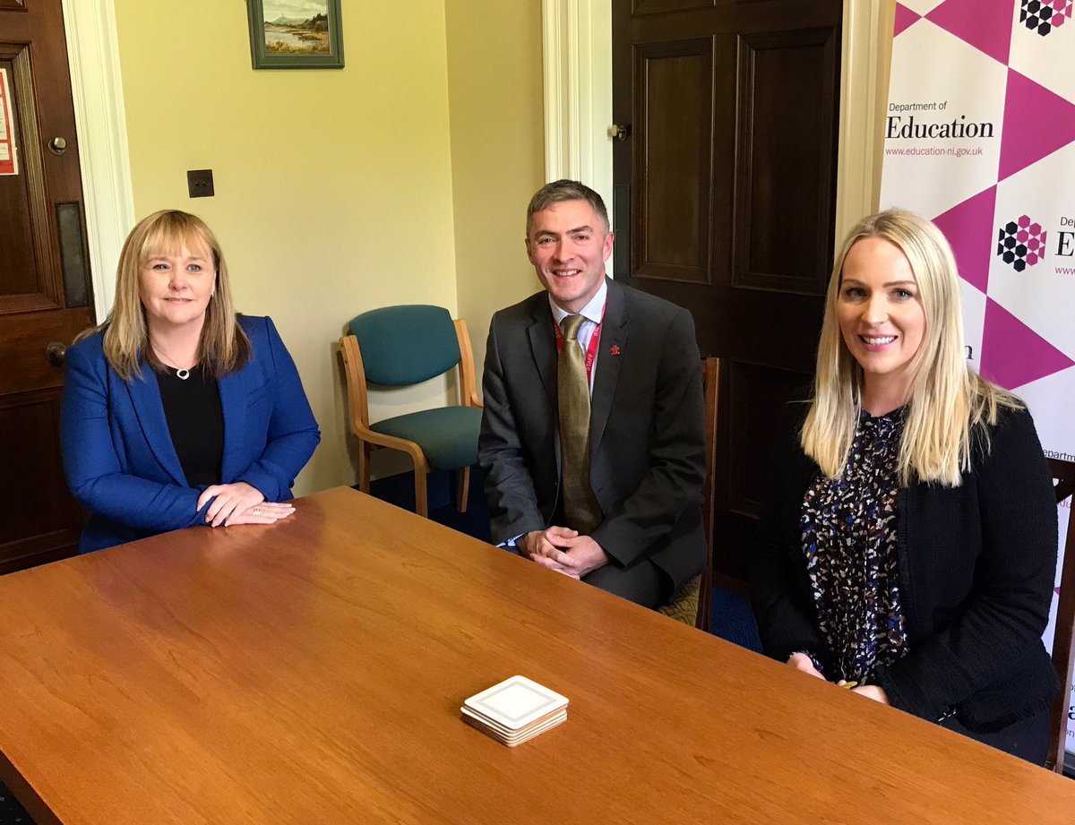 It was great to meet Mark &amp; Ruth from @PrincesTrustNI to discuss their work in NI &amp; the great interventions the charity delivers👍