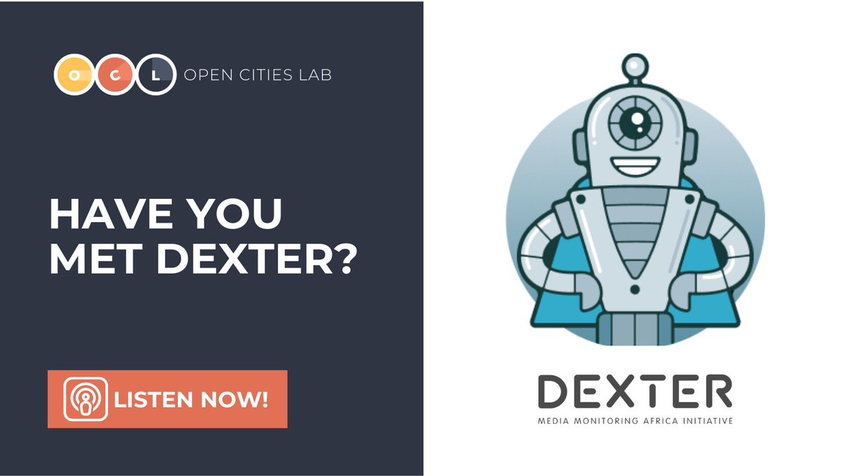 opencitieslabza's tweet image. 🎙️NEW PODCAST OUT with @fca_digital &amp;amp; @MediaMattersZA 🎙️

Our Dexter project seeks to leverage modern computational paradigms to monitor and analyse Southern Africa's digital media.

Find out more about Dexter here: futurecitiesafrica.com/episode/63/hav…

#civictech #computationalparadigms
