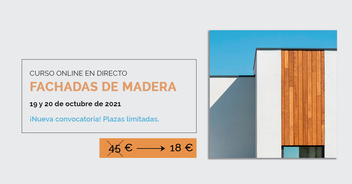 ⏰¡Últimas horas para aprovechar la oferta de lanzamiento del curso de fachadas de madera!

Hasta mañana 29/09 a las 12:00 h tienes la oportunidad de apuntarte al curso online en directo Fachadas de Madera por 18€, un 60% menos de su precio oficial.

thecambiumdesign.com/curso-fachadas…