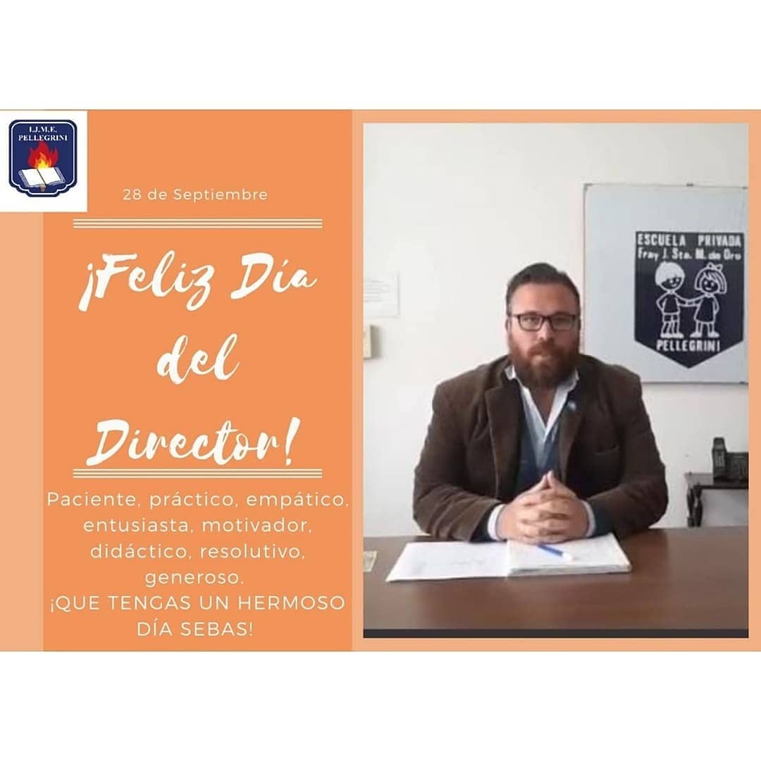 RedesIjmeFray's tweet photo. Feliz día al Equipo Directivo de la Escuela Fray Justo Santa María de Oro y del Instituto José Manuel Estrada. 🥂 Gracias por lo que hacen todos los días.

Andrea, Rosana, Sebas y Gaby 💛💛💛💛 https://t.co/QieUbfjdNN