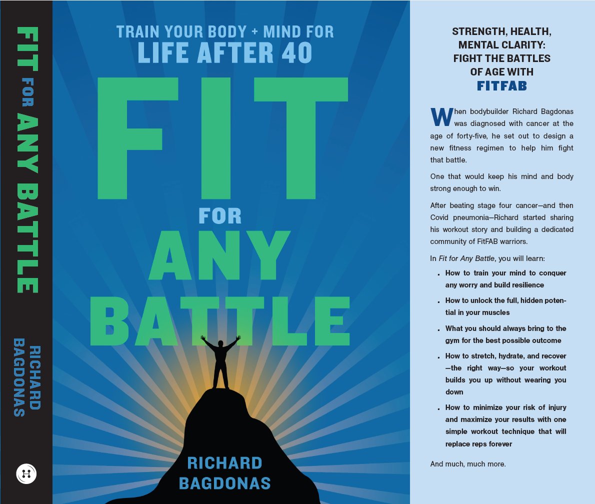 fitforanybattle's tweet photo. Update on the #FitFAB book:
We received the finalized book cover designs last week.
We just approved the final edited and proofread manuscript today which is on its way to the publishing team.
Check out the cover of the paperback. https://t.co/nvJ74gNgYX