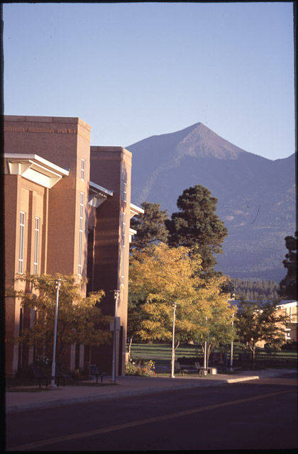 NAUAlumni's tweet photo. A picture-perfect view from 1991! Where you on campus when this photo was taken? 🍂📸 #LumberjackForLife https://t.co/xItYrWW1c5