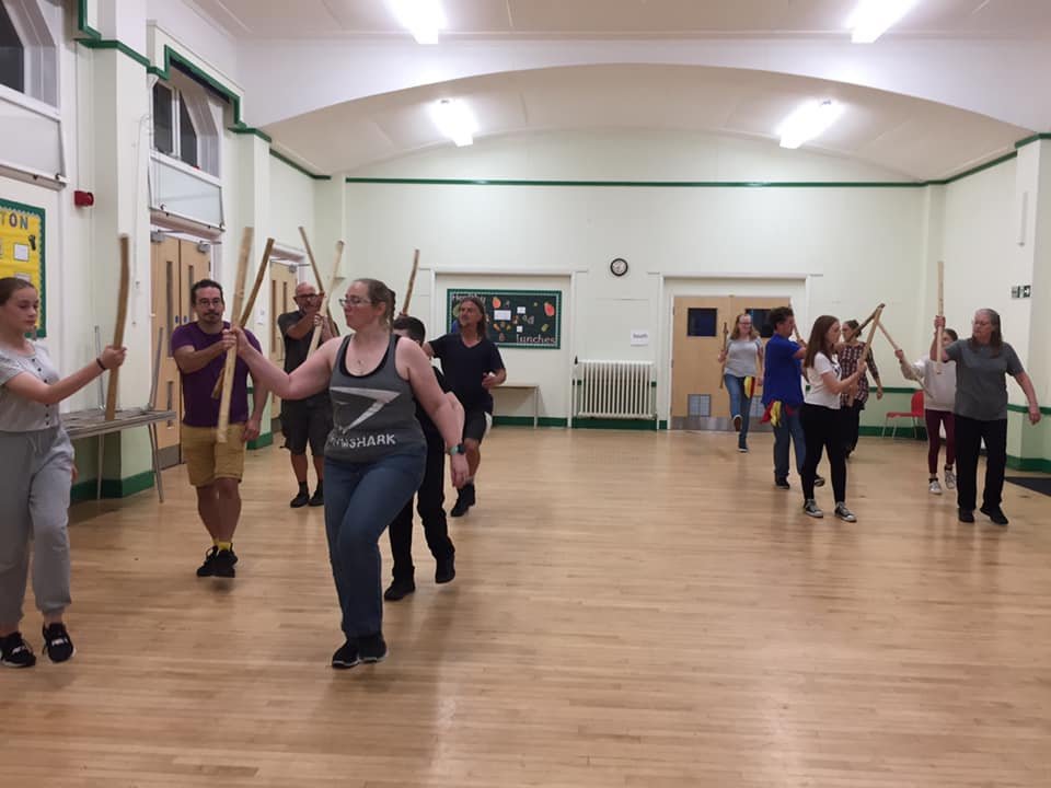 WorthingLarks's tweet photo. A few shots from our taster session last Tuesday. We welcomed two dancers from another local side and one who is completely new to morris and danced 3 dances including two of our own tradition. We're back again tonight for another practice, as we do all year round. https://t.co/2ZxHkkMwVO
