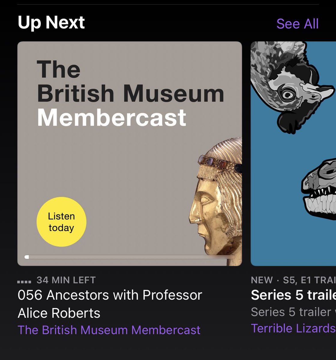 iszi_lawrence's tweet photo. The @britishmuseum #membercast is out with @theAliceRoberts and a brand new series of #terriblelizards starts TOMORROW with @davehone. Our first episode has @TetZoo on it too! https://t.co/4dTT3ZBESS