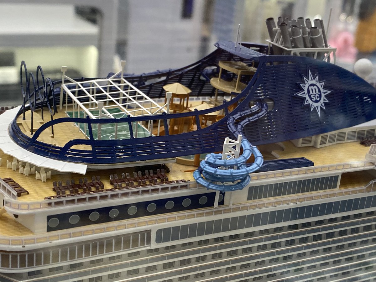 BadToxic's tweet photo. A #model of our #ship on our #shipCruise.

#Modell #shipModel #Modellschiff #art #Kunst #grouptour #travelphotography #cruiseShip #cruise #Kreuzfahrt #MSC #MSCSeaview #Schiff #Urlaub #vacation #travel @MSCCruises_DEU https://t.co/NPwwkgXorj