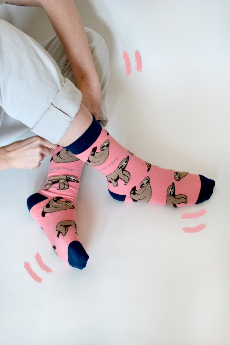 jessandthesocks's tweet photo. Sloth socks are now in stock at https://t.co/4wq0WAByLp 🦥🦥🦥 These socks support @SlothCon with a 10% donation of all profits from every sock sold! These might be my favourite pair yet! #sloths #saveoursloths #bamboosocks https://t.co/lx86FAL6EF