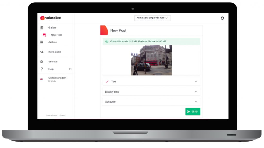 Valotalive's tweet photo. Enable a channel for employees to share their content. Employee Wall is app inside the Valotalive for any employee. Activate your Employee Wall to promote your brand internally and build community. https://t.co/DezPqUJ7SW #DigitalSignage #EmployeeGeneratedContent https://t.co/BczUxxycIF