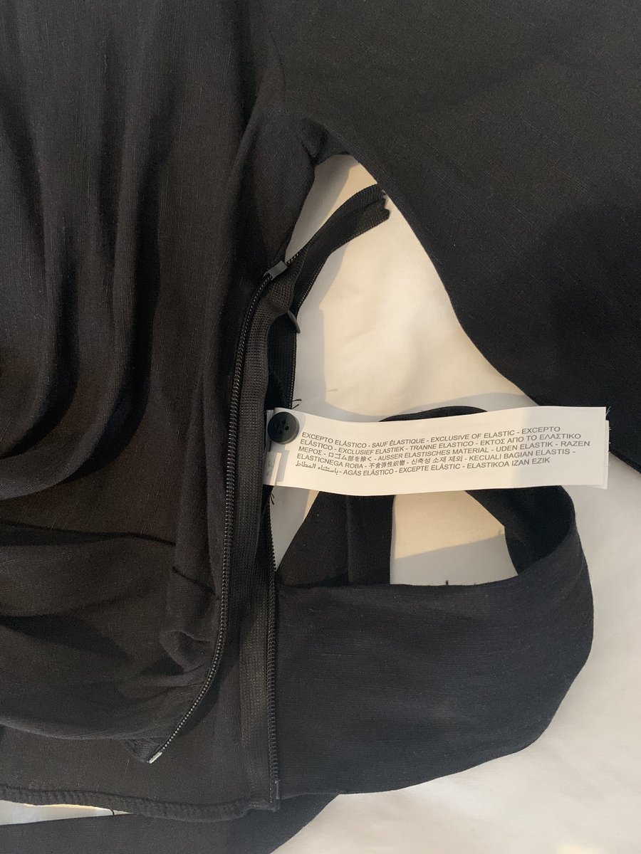 Sacha_Fry's tweet photo. Disappointed with my @ZARA order - this items been stitched inside out 🤯 https://t.co/45PpotzFcc