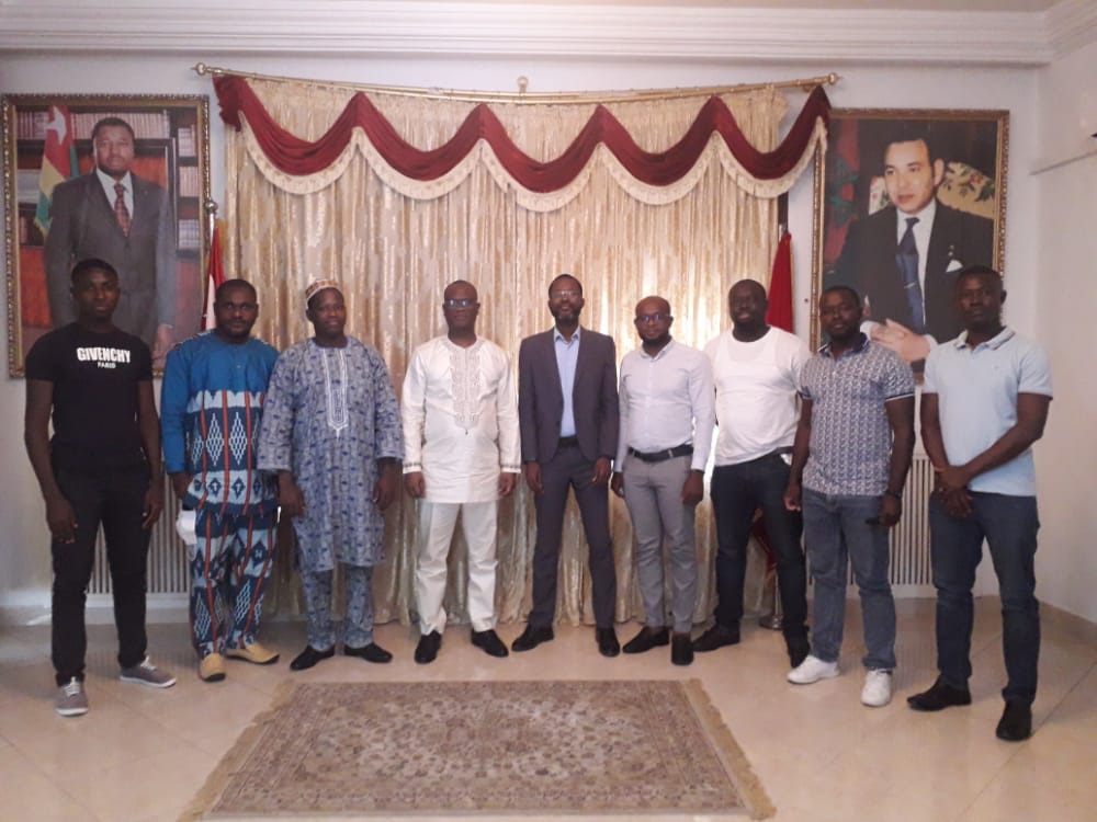 ambatogorabat's tweet photo. Prise de contact avec les Bureaux des associations #APTOM et #CESTOM des ressortissants Togolais Résidant au Maroc en vue d'une meilleure collaboration entre l'Ambassade et la Diaspora Togolaise.
"Chaque Togolais compte dans la construction d'un Togo émergent et prospère" https://t.co/K2mr8GOz0k