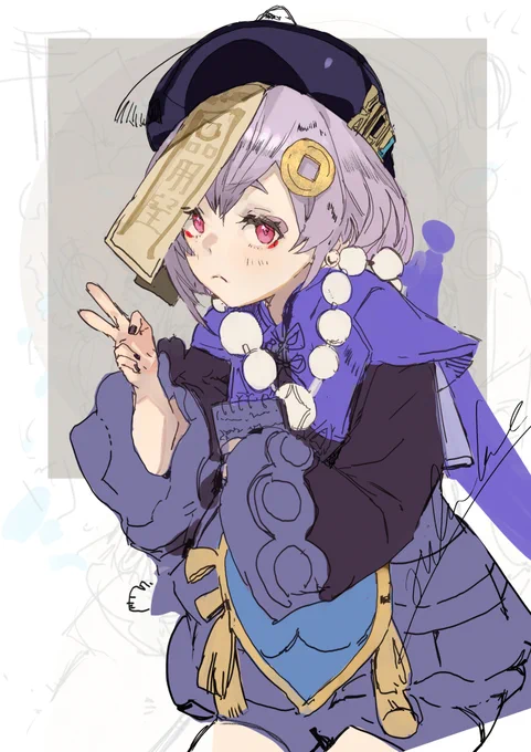 この絵の前に2枚没にしてるから供養 