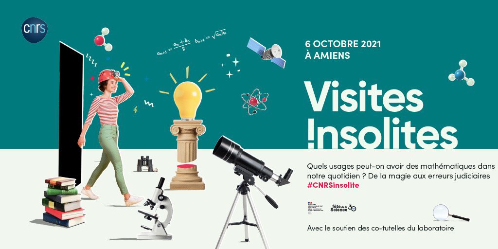 StefBarbez's tweet photo. 📆6.10 : 1ère visite #CNRSInsolite du @CNRS_HdF au #LAMFA @INSMI_CNRS @UPJV_Univ @AmiensMetropole Mathématiques : de la magie aux erreurs judiciaires ! Tout un programme (orchestré par @LaurieHochain) https://t.co/vwZ0qzIPVg