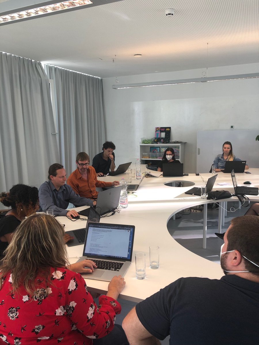 COST_INDCOR's tweet image. Budapest meeting at its best - afternoon session: 

Horizon Europe discussions, &amp;amp; research by @JulioDSuarez and @margrandio about the game Plague Inc. and its use during pandemic from the point of view of Uses and Gratifications in Spanish gamers