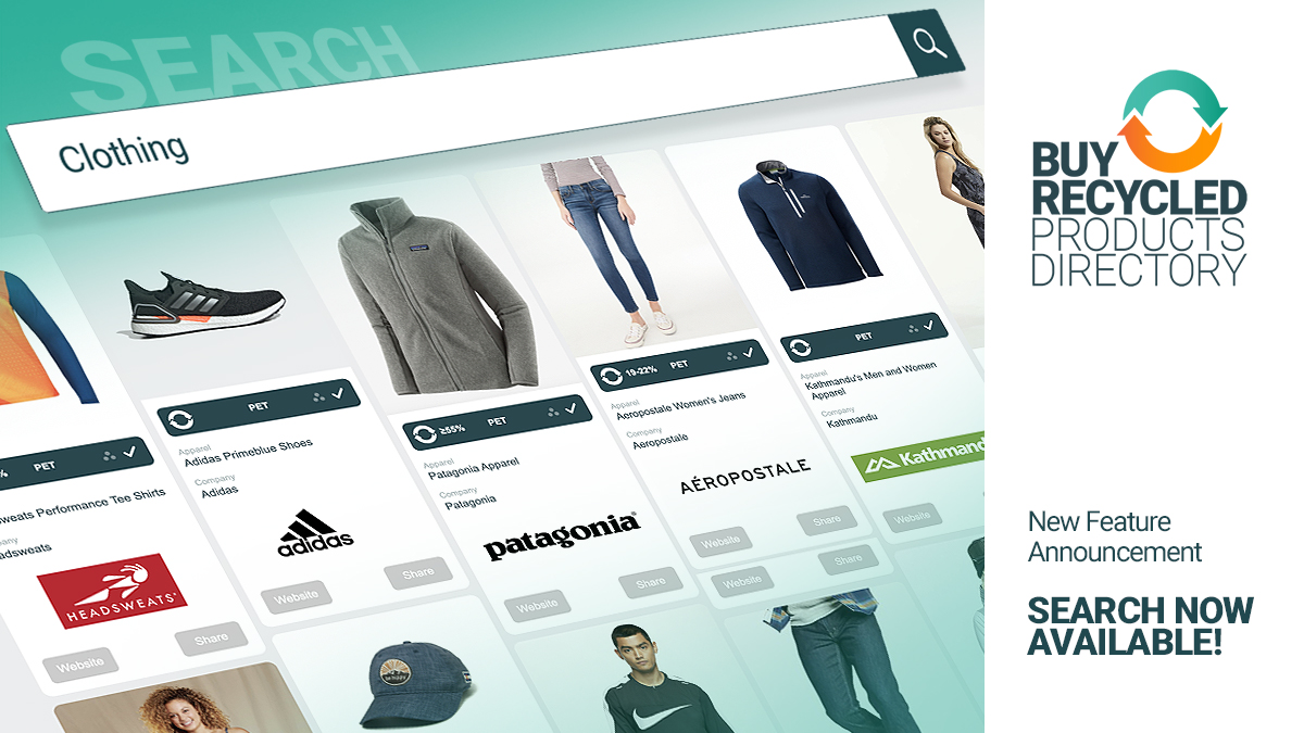 When you know your product purchase matters, start here: recyclemoreplastic.org/buyrecycled
Shoppers can now more easily find personal and business products made with post-consumer recycled content. #BuyRecycledProductsDirectory
Search. Shop. Share the #BuyRecycled movement.