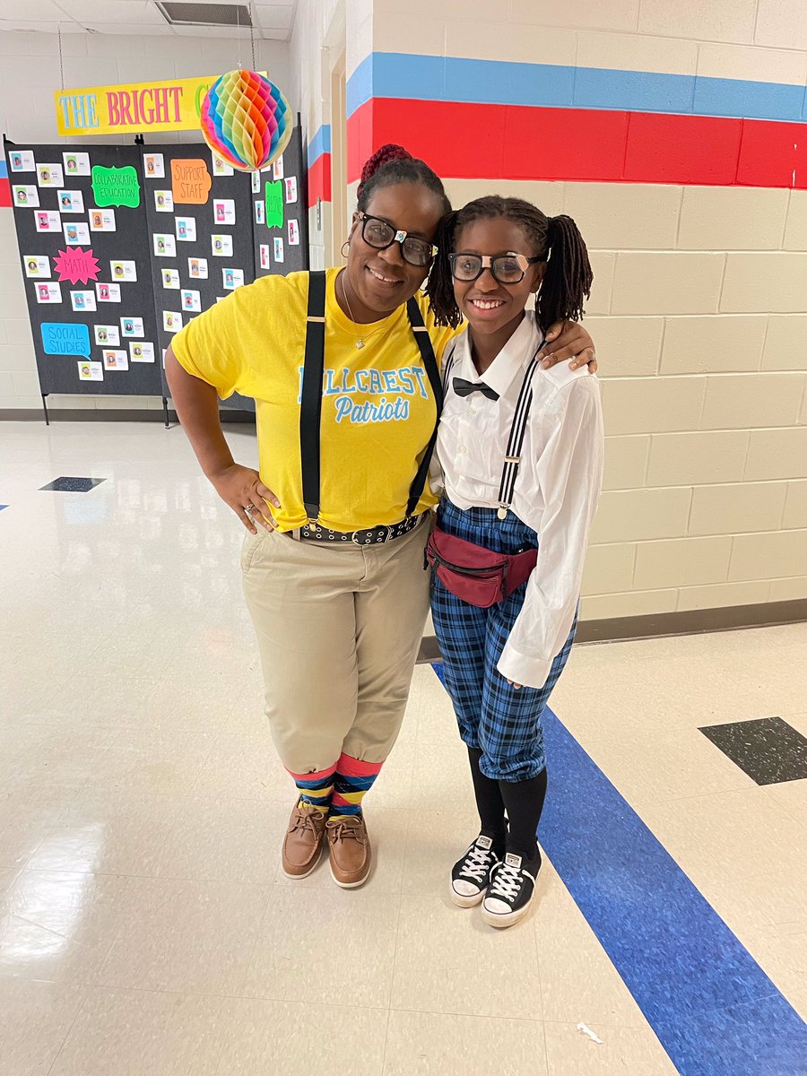 HcmsSecretary's tweet photo. “Did I do that”…Nerd Day #hillcrestmspats https://t.co/bdhoPqYHRx