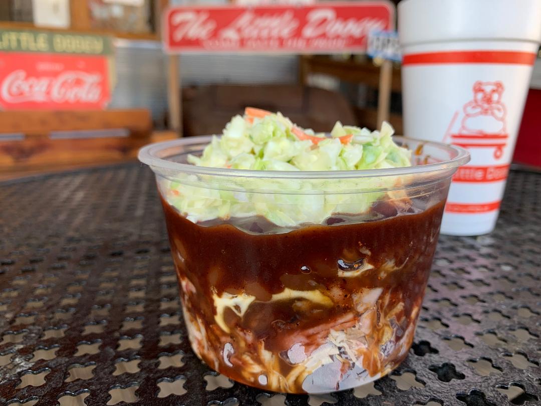TheLittleDooeys's tweet photo. Tuesday Specials 

Dooey Double Burger with one side &amp; drink $ 8.99

Dooey Sundae
layered smoked pulled pork, baked beans, coleslaw, topped with our signature BBQ sauce
$4.59 

#Come_taste_the_pride 
 #HailState  #StarkVegas  
#ccm1 #SomeGoodQ https://t.co/wxaBfkDYzs