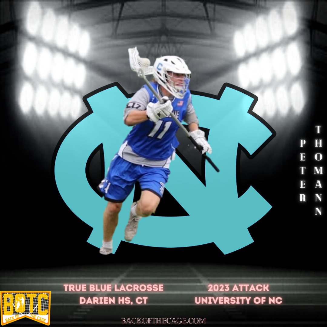 .<a href="/CBLaxers/">CBLaxers.com</a> Boys' Recruit: Peter Thomann of <a href="/TrueBlue_Lax/">TrueBlueLacrosse</a> + <a href="/DHSLacrosse/">Darien HS Lacrosse</a> | CT 2023 | Attack #Committed to <a href="/UNCMensLacrosse/">UNC Men's Lacrosse</a> - bit.ly/B2023CC