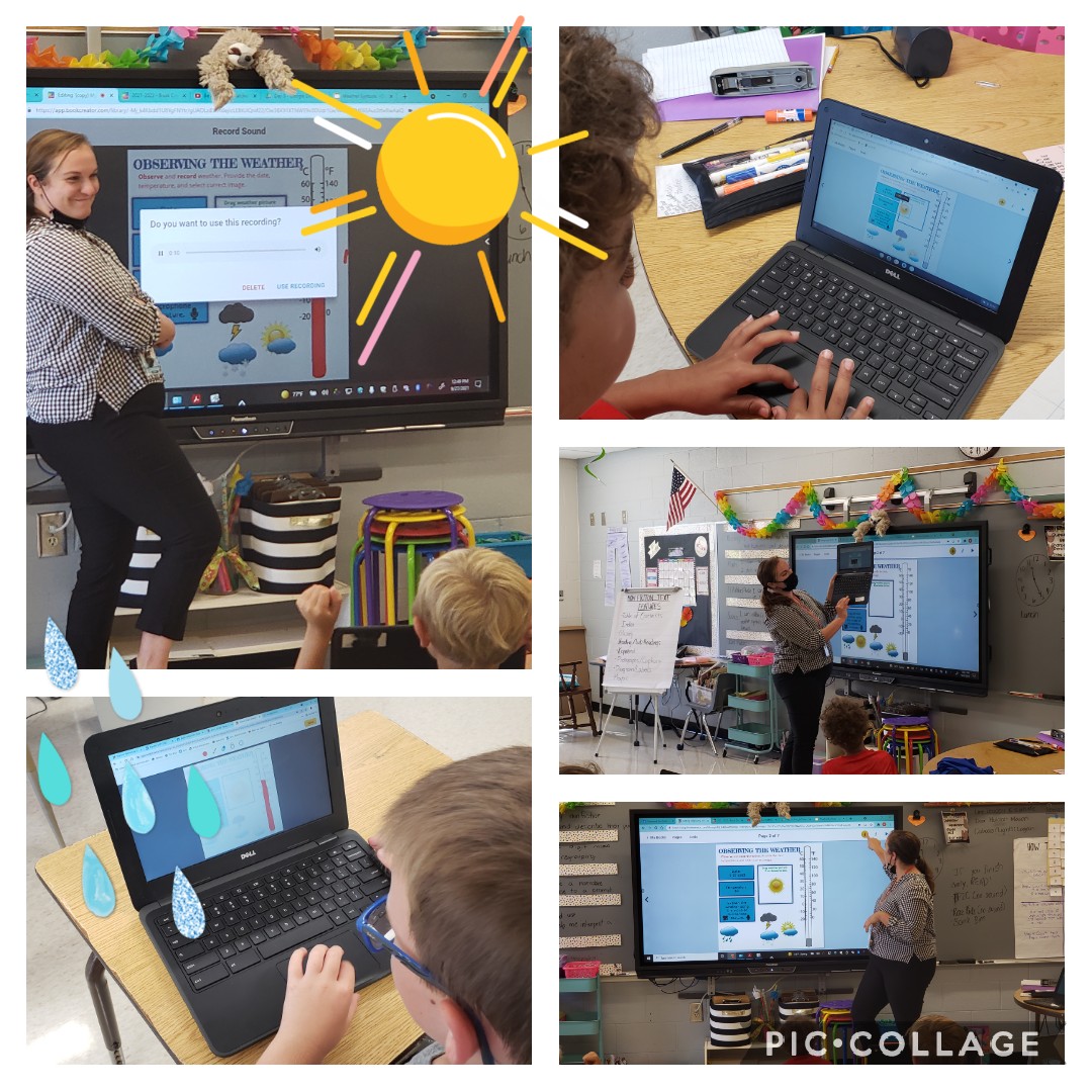 swilliams206's tweet photo. Using @BookCreatorApp for our weather journals in Ms. Argueta's 2nd grade class at @SkylandElem. #GCS1VISION1VOICE #GCSPLA https://t.co/LiPPJDJDKF